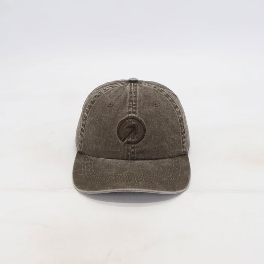 OneFaze Heritage Washed Cap Brown — front view