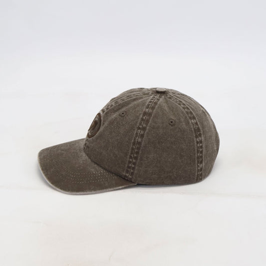 OneFaze Heritage Washed Cap Brown — side view